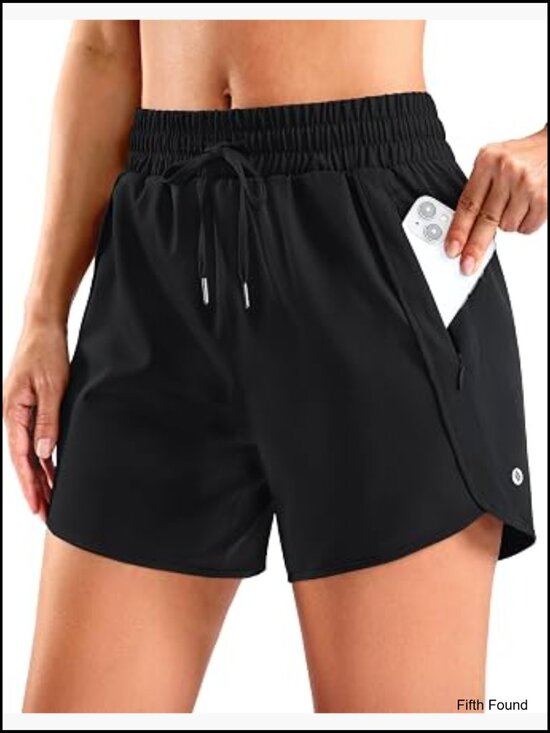 Pants - 5" Running Shorts with Zipper Pockets Lightweight Quick Dry Athletic Shorts